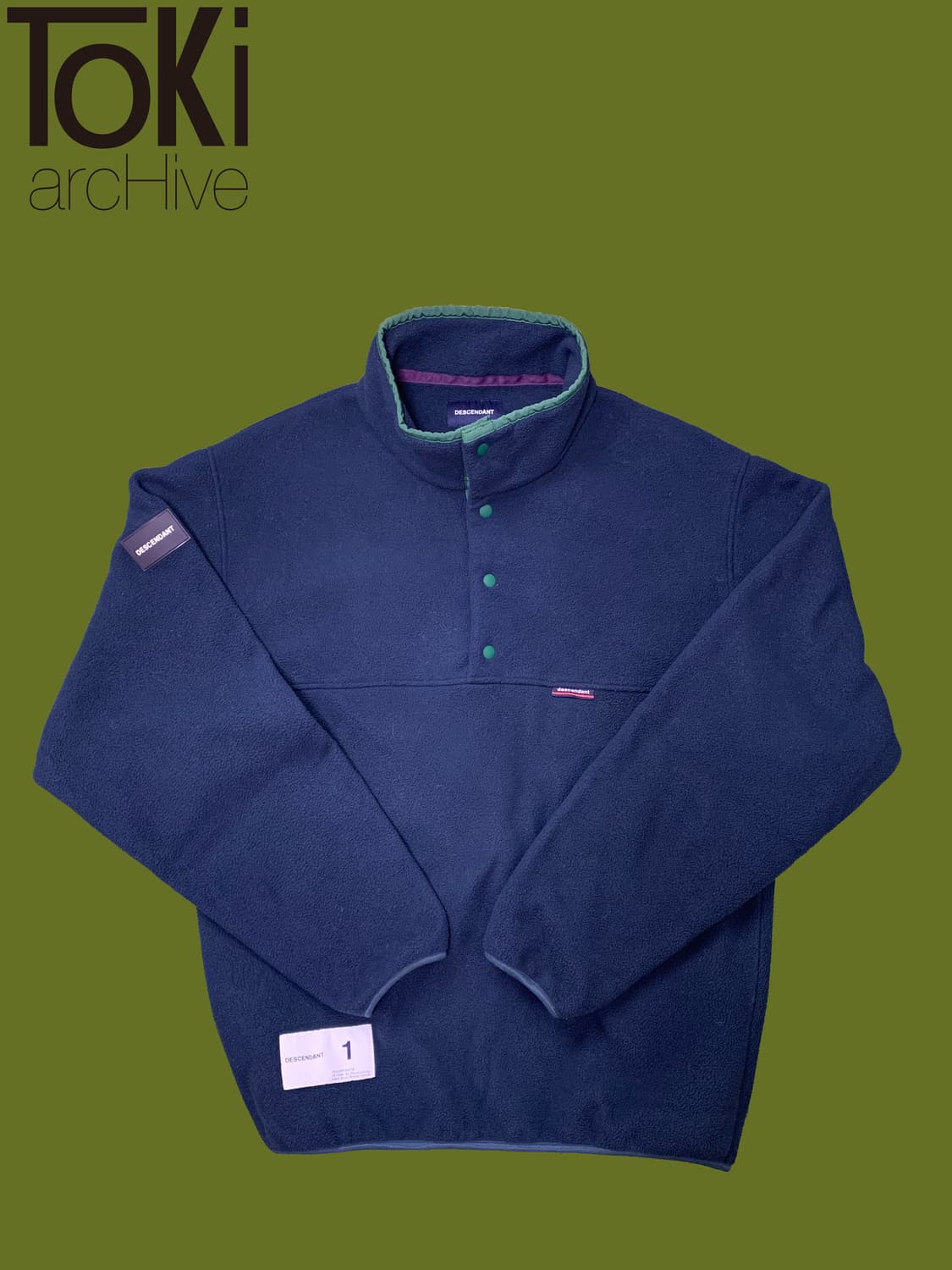 DESCENDANT HUMMING FLEECE PULL OVER (1) 상품이미지1