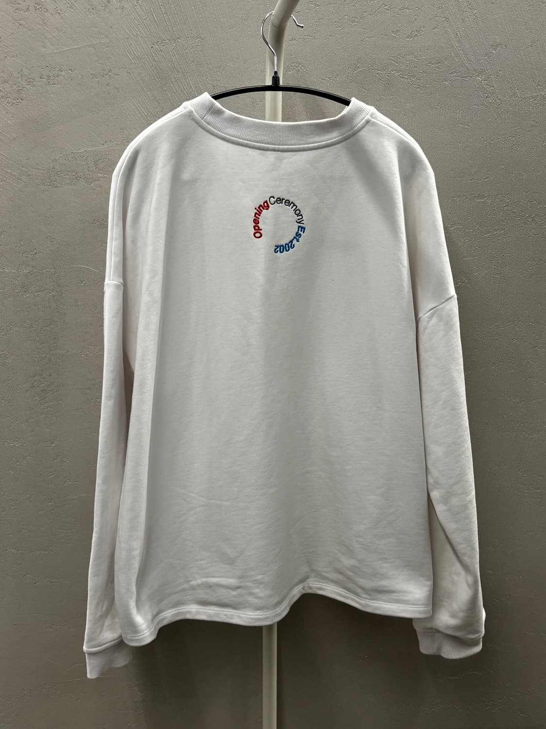 오프닝세레모니 Est.2002 화이트 맨투맨 L 상품이미지8