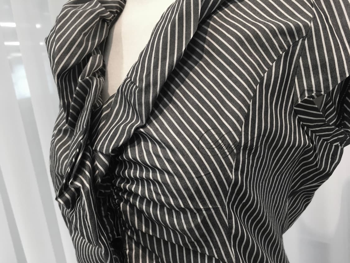 Stripe Lettering Short Sleeve Shirt 상품이미지4