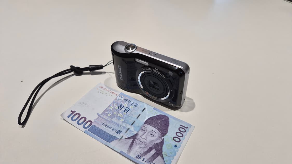 작례O 신품급 삼성 블루 vluu es28 디지털카메라 빈티지 디카 상품이미지1