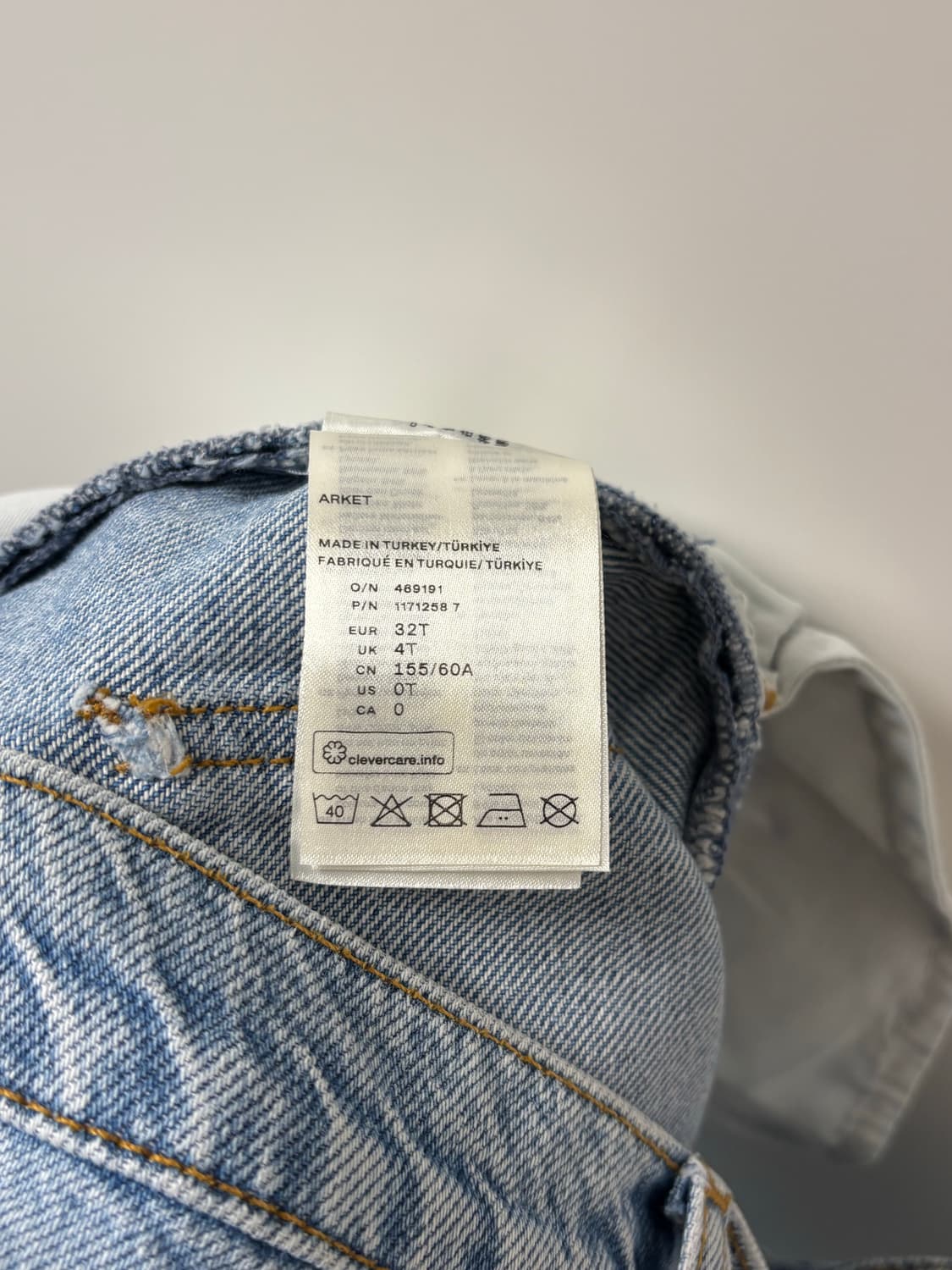 ARKET 카고 데님 상품이미지3