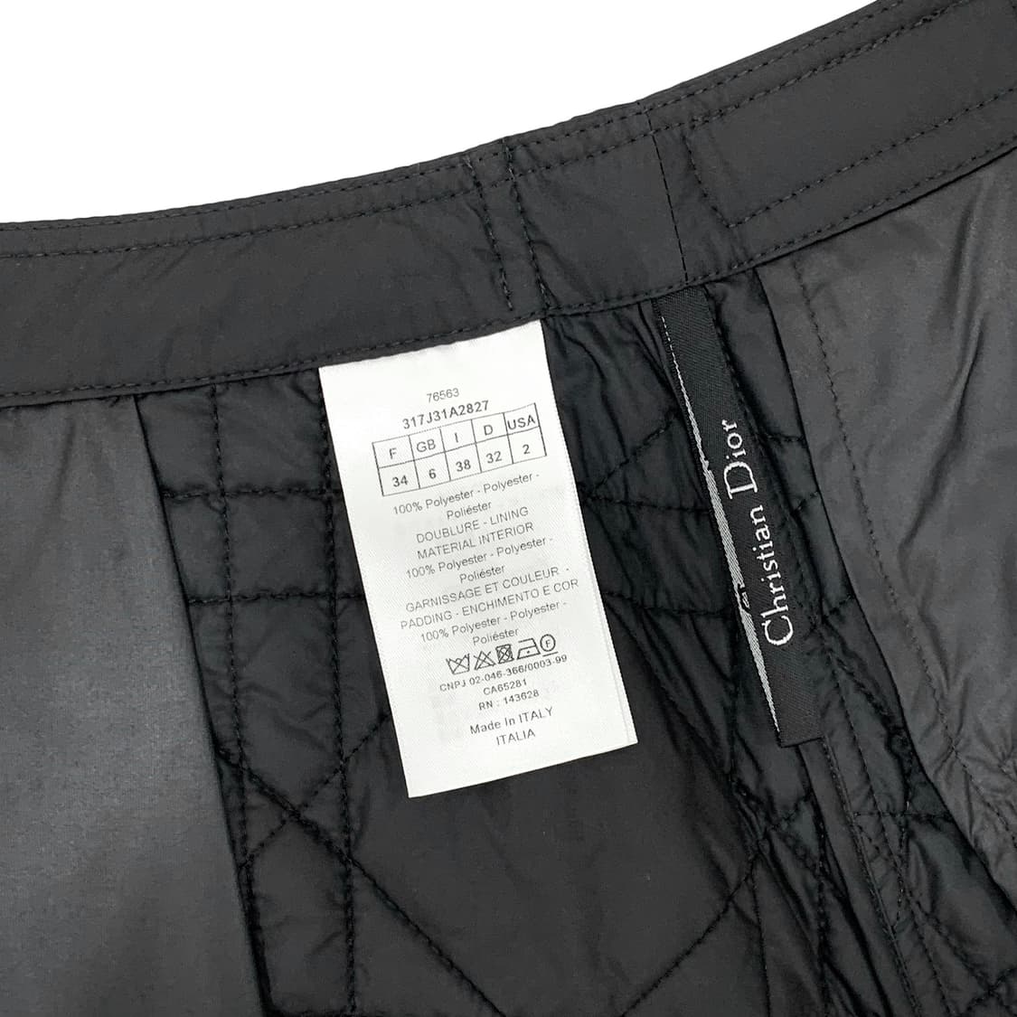 디올 까나쥬 퀼팅 패딩 스커트 상품이미지4