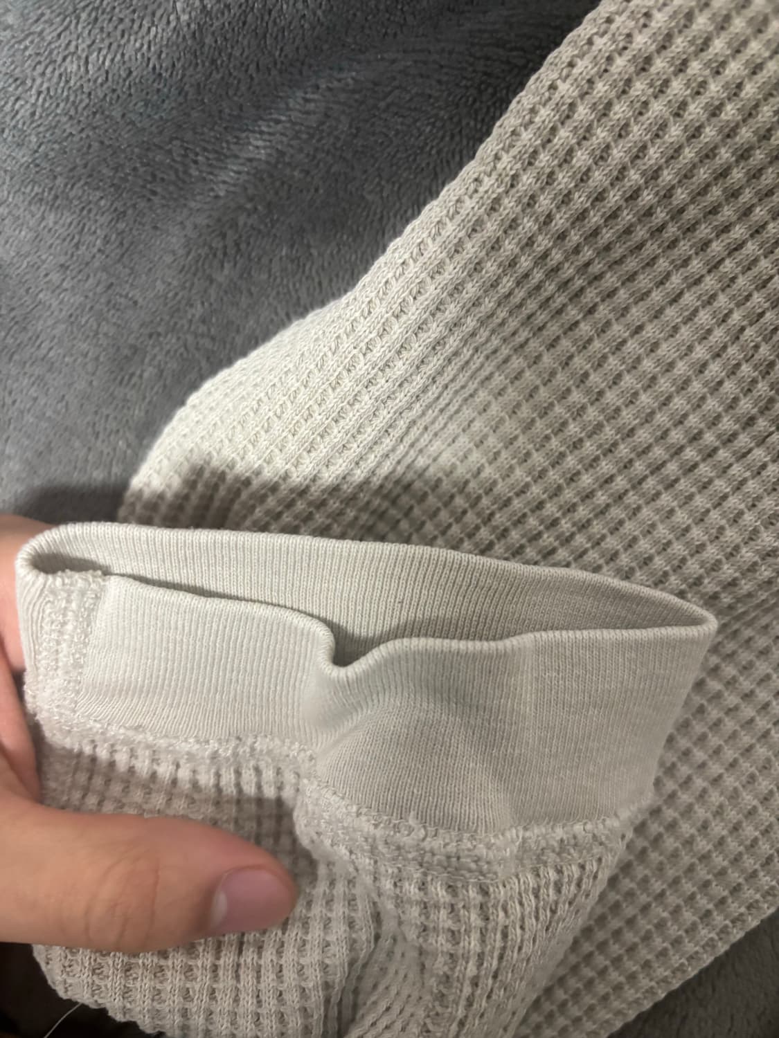 스투시 래글런 써멀 롱슬리브 크루 본 L사이즈 상품이미지3