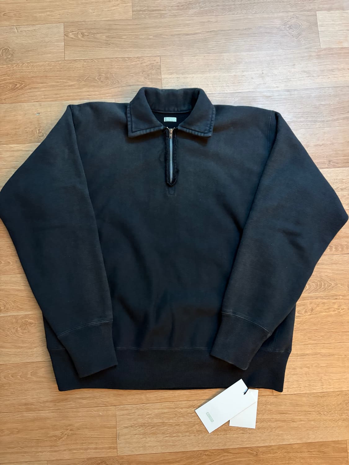 [2]아프레쎄 25aw 빈티지 하프집업 스웻 새상품 상품이미지3