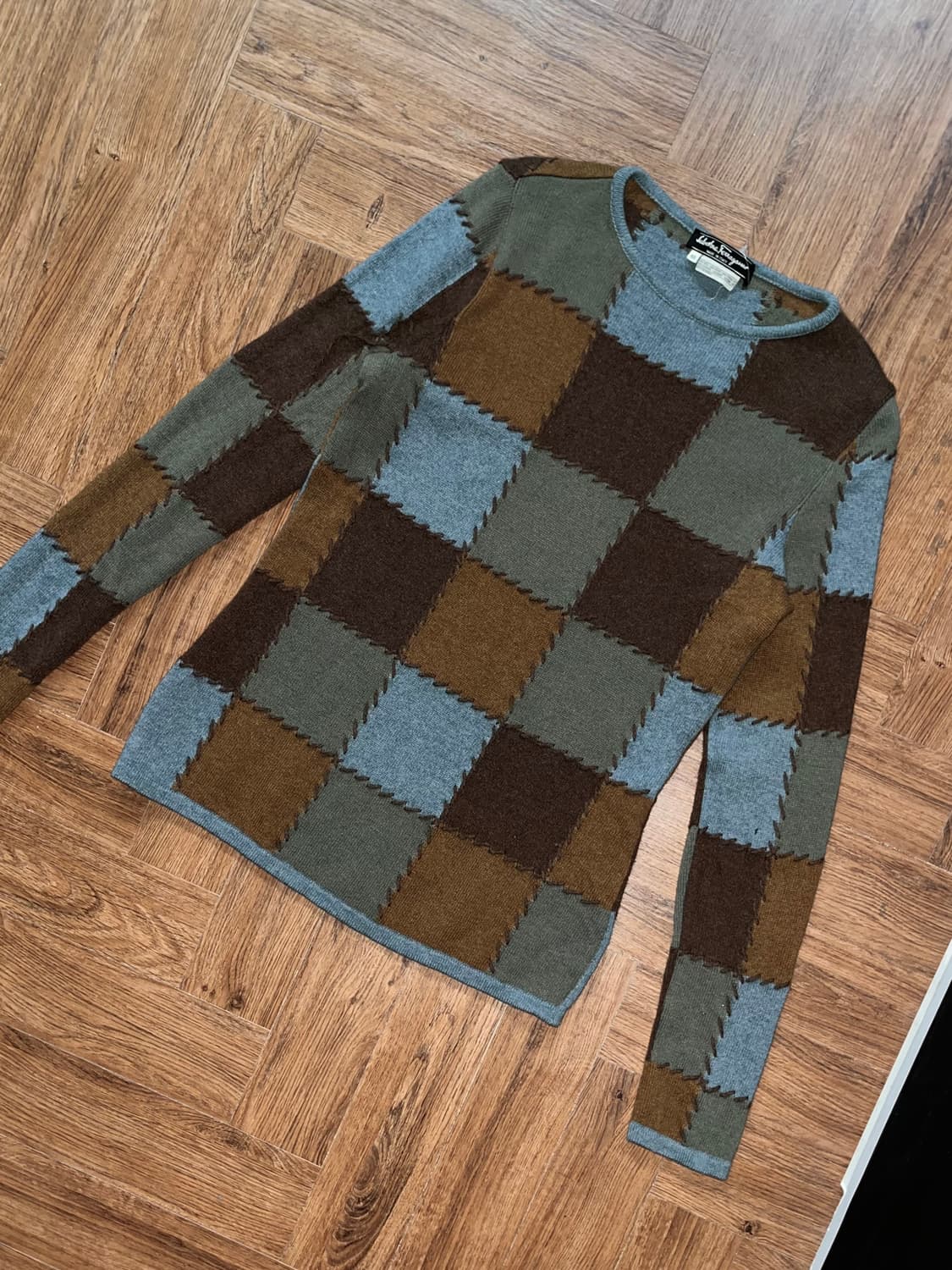 살바토레 페레가모 블럭 니트 상품이미지4