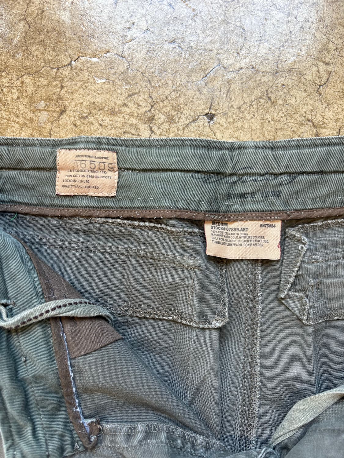 아베크롬비 빈티지 와이드 카고 팬츠 상품이미지6