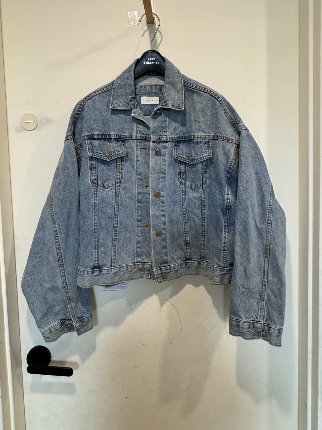 Mombbe 몸빼 데님 자켓 상품이미지5