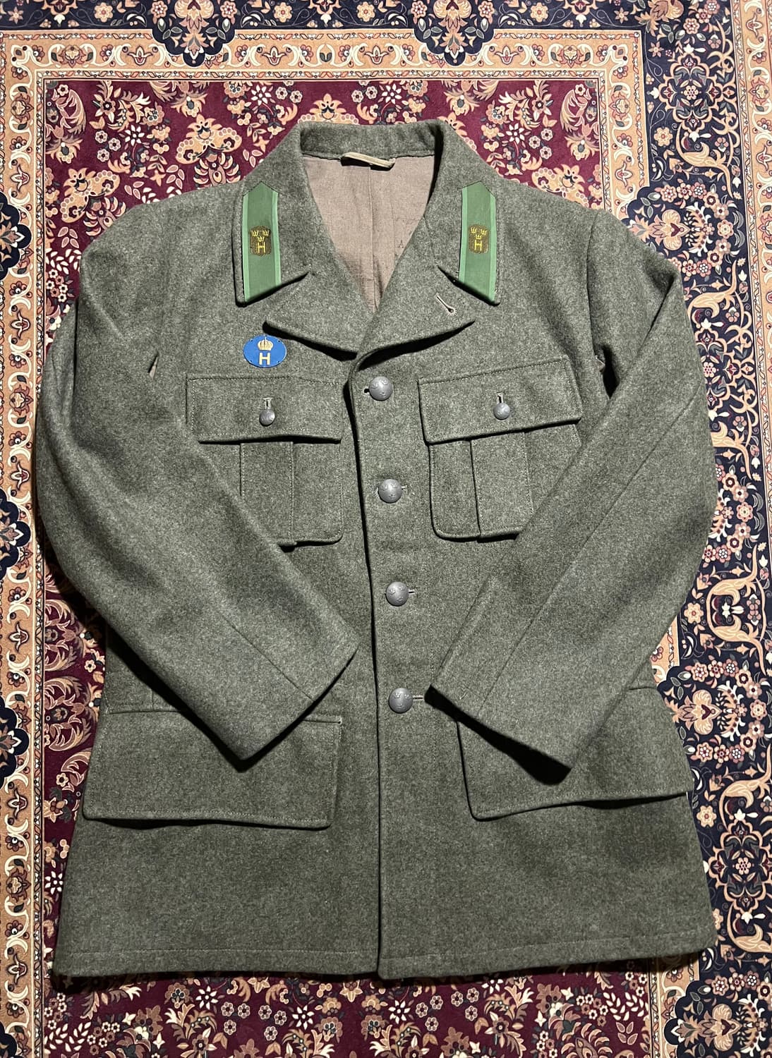 스웨덴 육군 M/39 울 필드 튜닉 상품이미지1