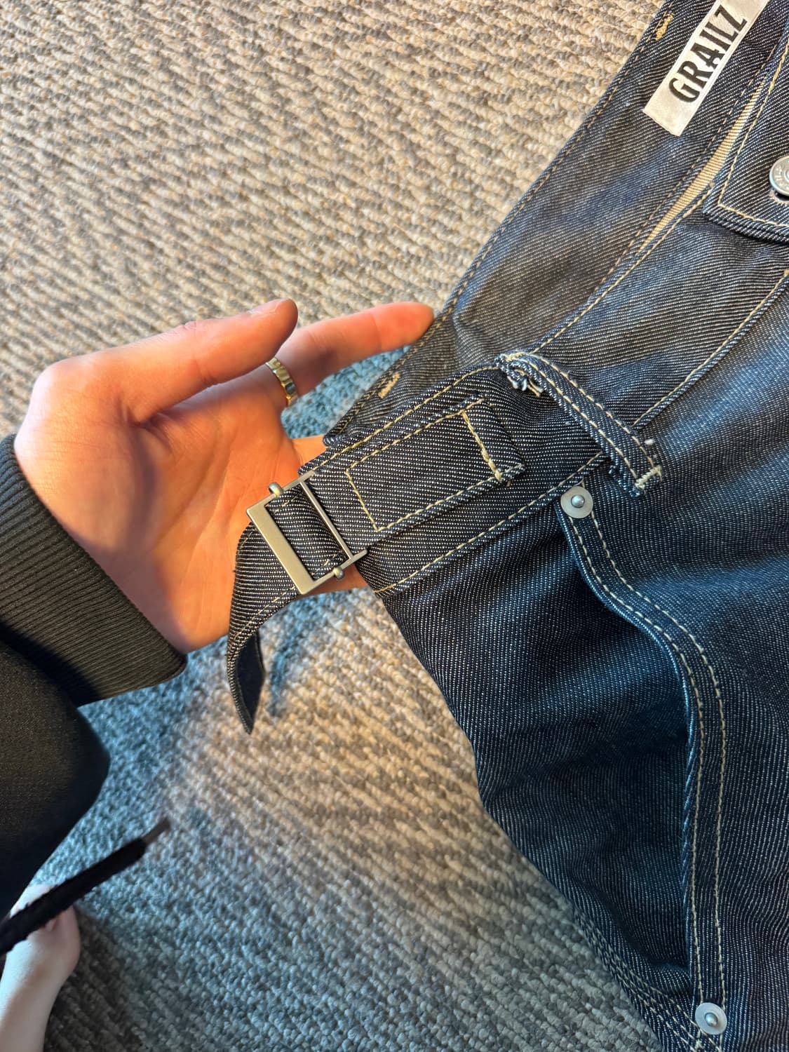 그레일즈 코인서울 더블니 카펜터 데님 팬츠 size 2 상품이미지6