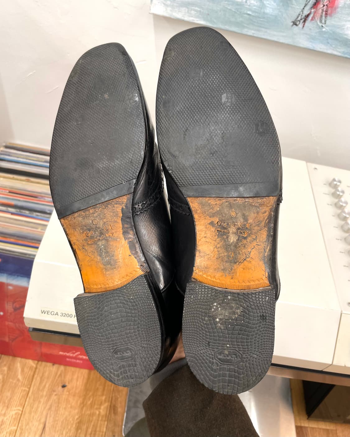 [270] 구찌 윙팁 레더 슈즈 상품이미지6