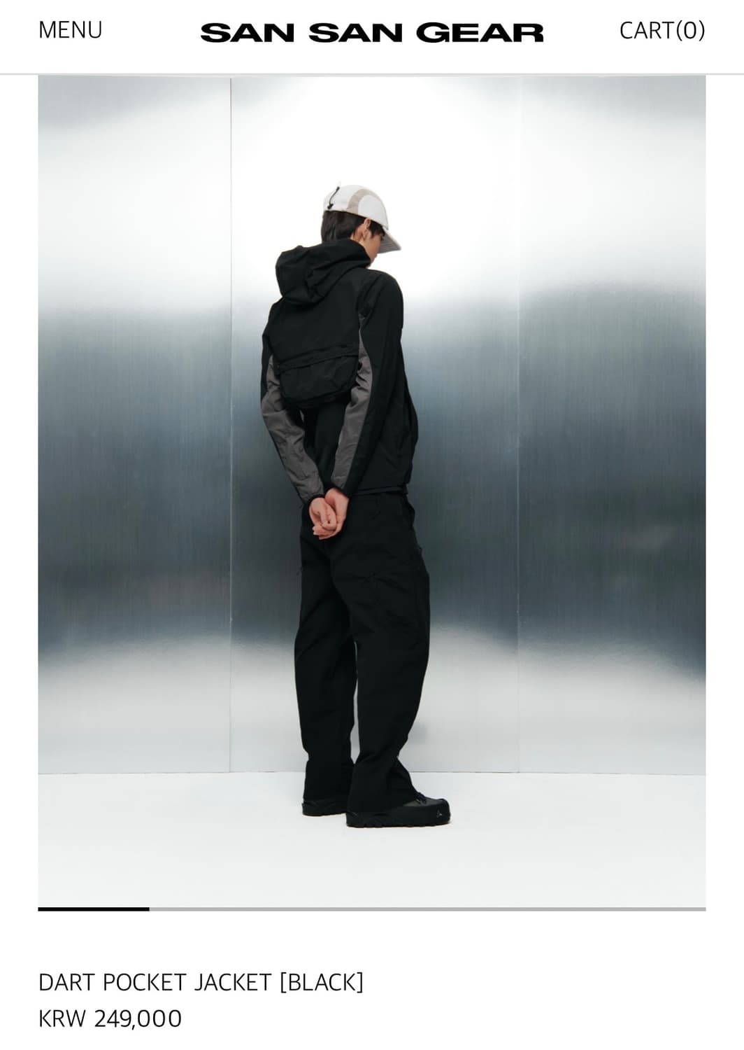 산산기어 DART POCKET JACKET [BLACK] 상품이미지6