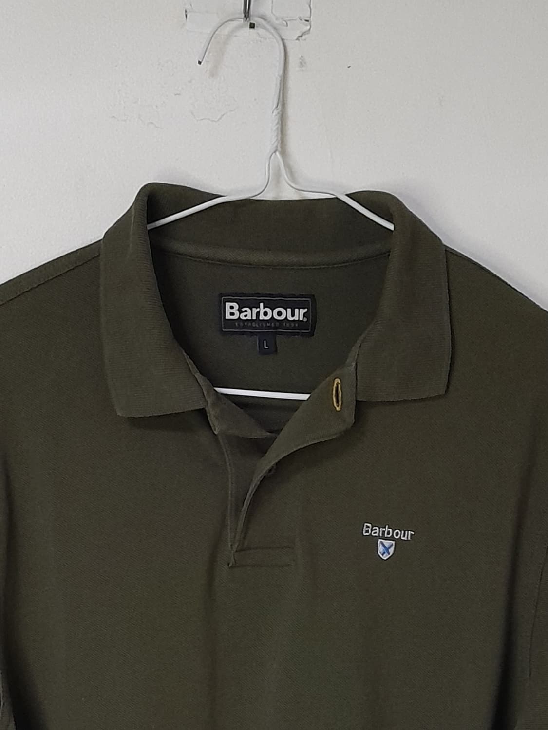23SS Barbour 피케 폴로 반팔 카라티 L/100 상품이미지3