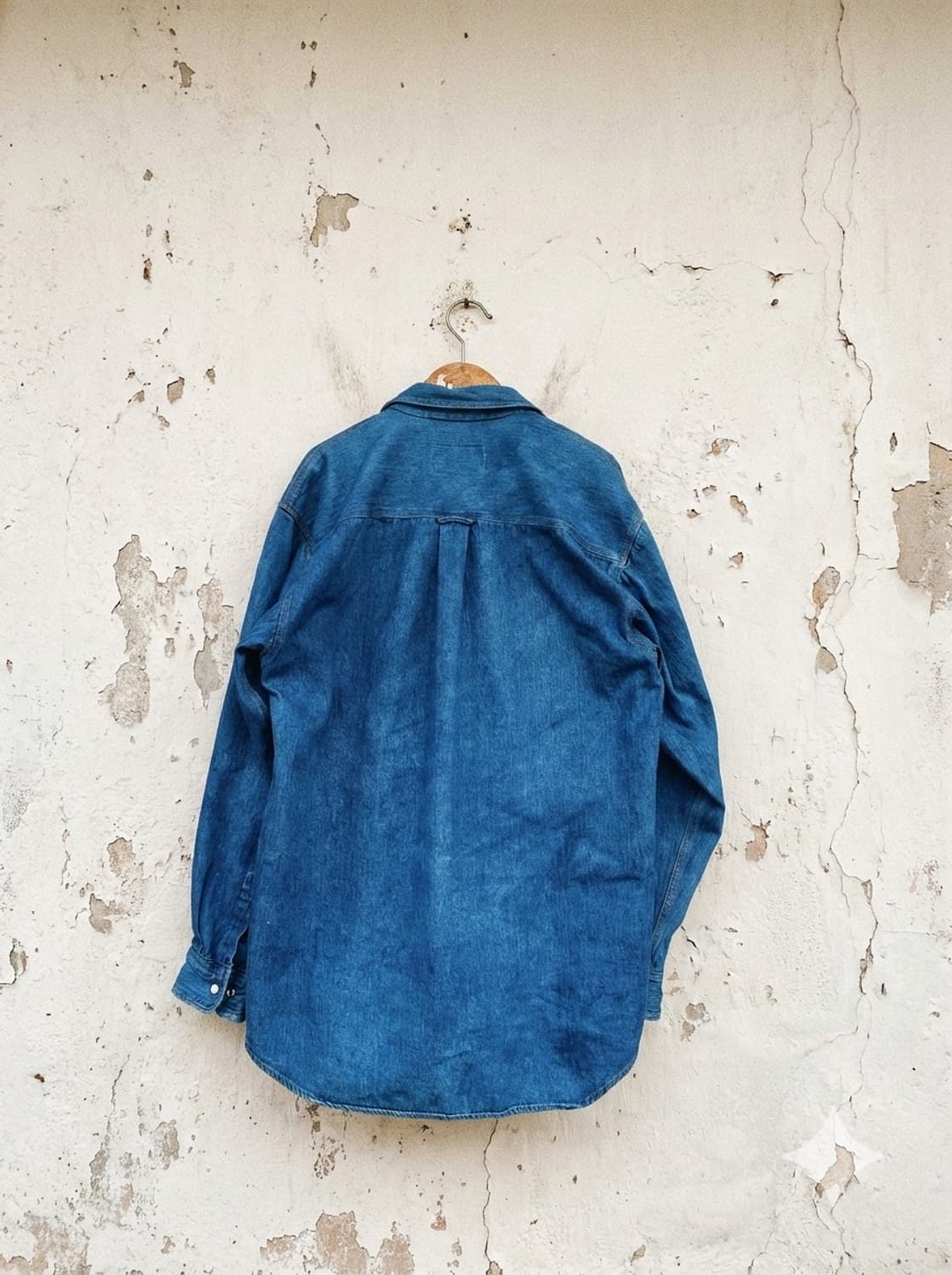 빈티지 버튼 데님셔츠 상품이미지2