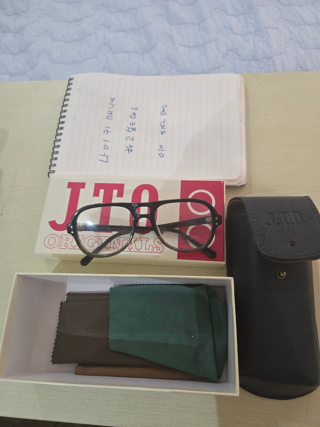 JTO 홀리 보잉 블랙페이드 안경 상품이미지5