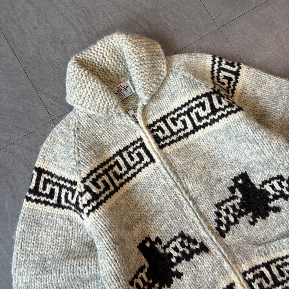 Kanata Cowichan cardigan jacket 카나타 코위찬 상품이미지2