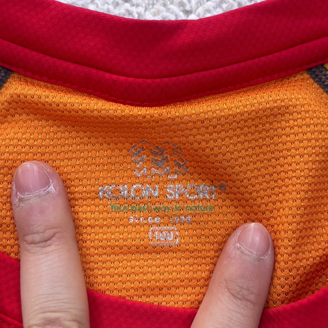 100 코오롱스포츠 기능성 등산 반팔 0407E2 상품이미지3