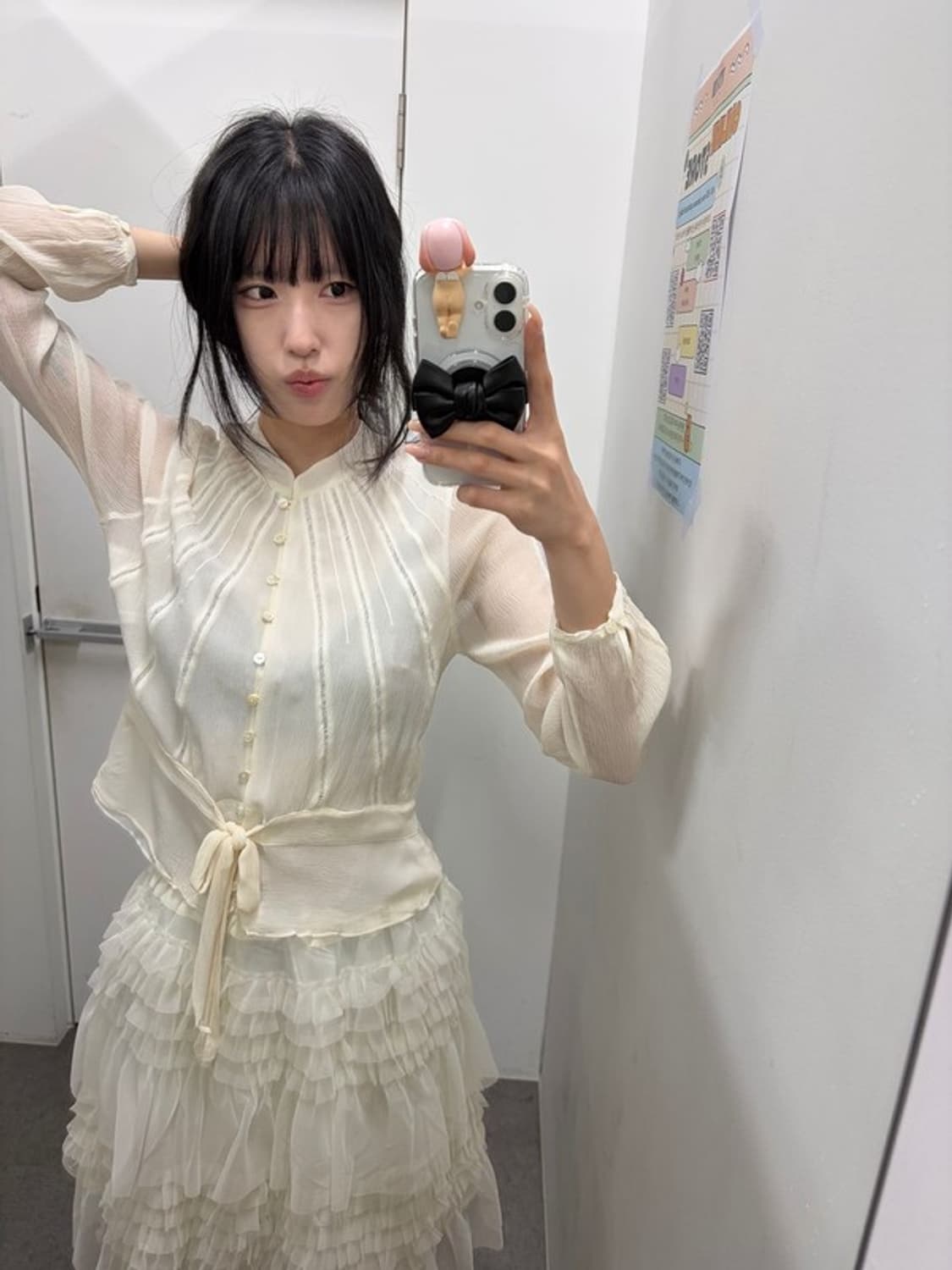 로라애슐리 리본 블라우스 상품이미지6