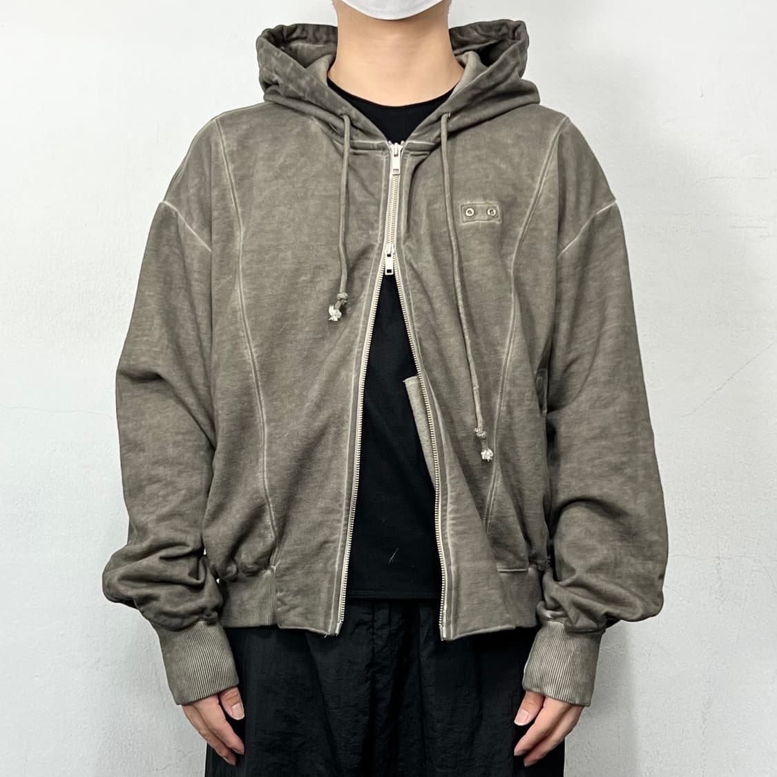 그레일즈 루나 집업 후디 브라운 상품이미지2