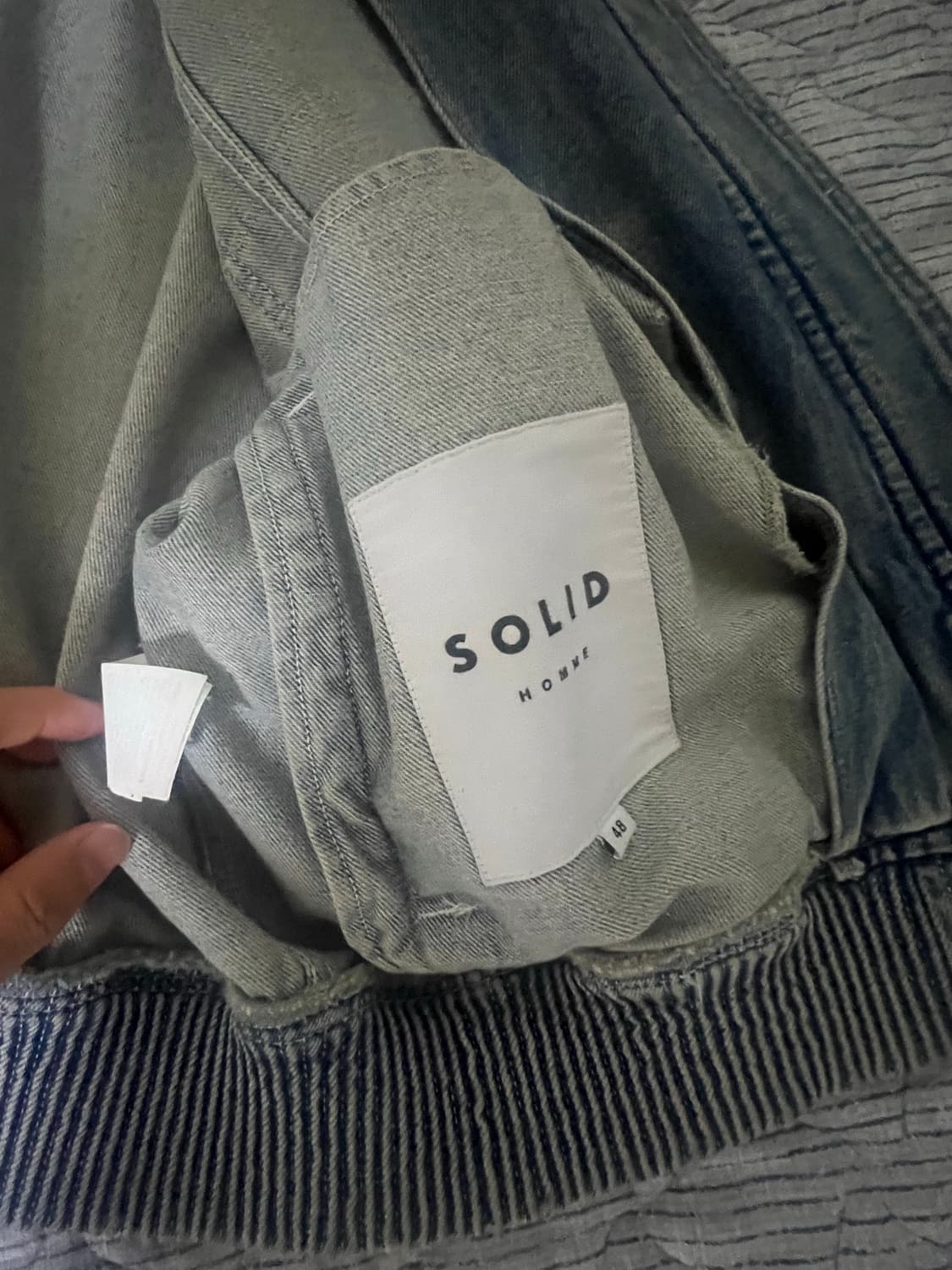 솔리드옴므 데님 마원 자켓 상품이미지2