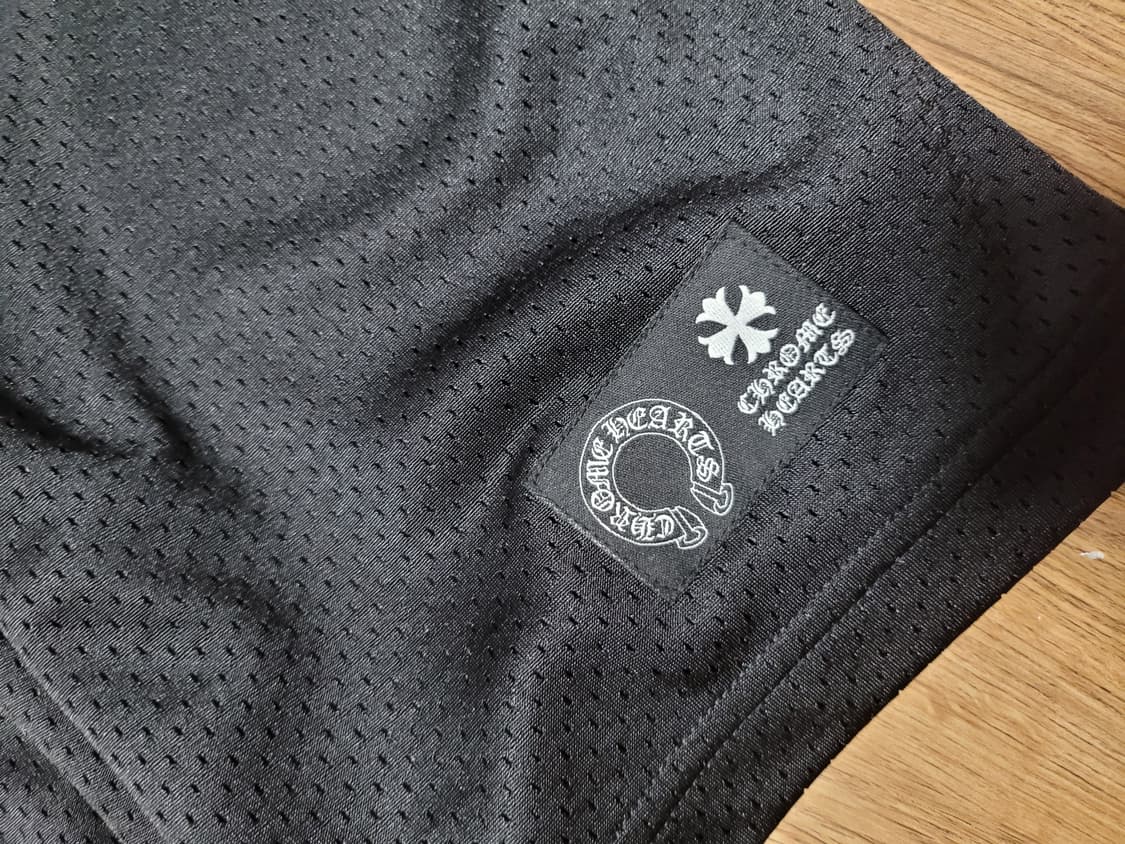 [L]크롬하츠 블랙 매쉬 져지 반팔 상품이미지3