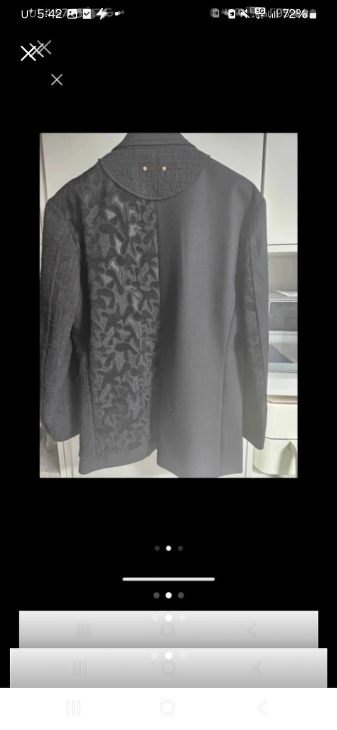 앤더슨벨 시그니처22 자카드 울자켓 L 상품이미지2