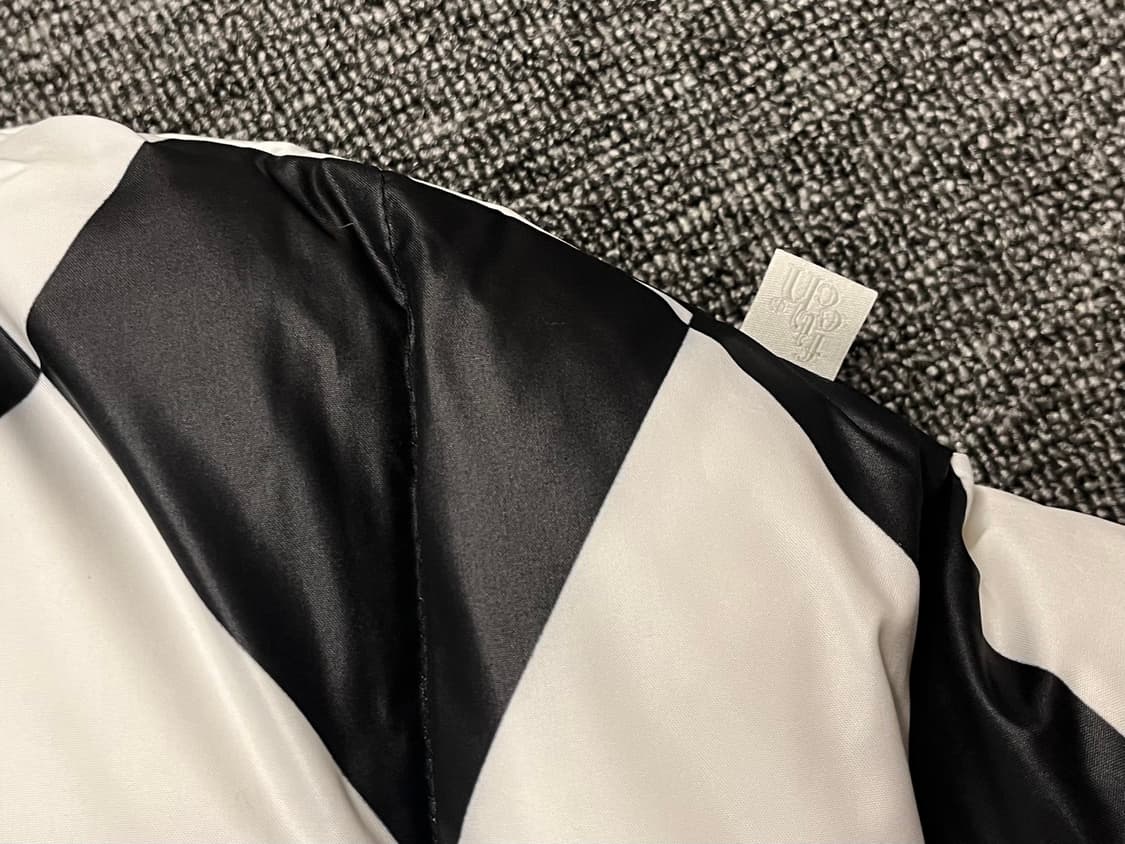 [105] FETCH SUNDAY 패치 다이아몬드 패턴 후드 패딩 L 상품이미지4