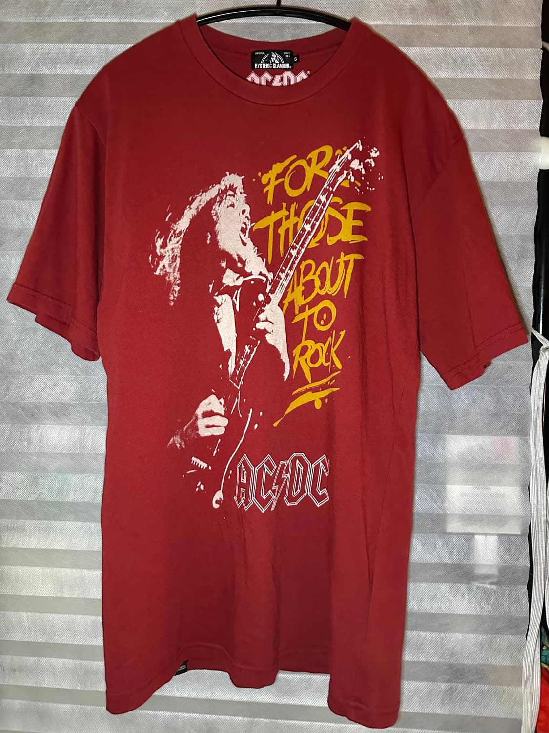 히스테릭글래머 AC/DC 티셔츠 상품이미지1