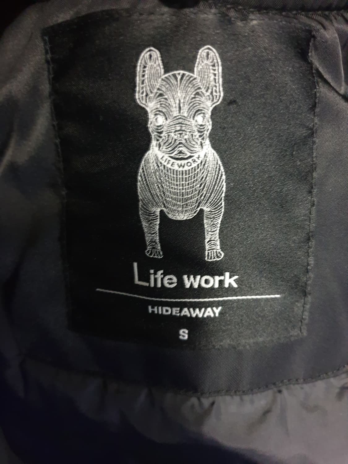 (단종매물) 라이프워크 MA-1 어깨은장 풀오버 항공점퍼 블랙 (S) 상품이미지7