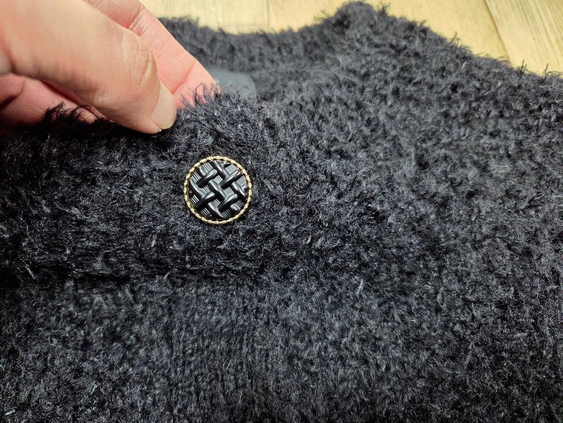 베르브(VERBE) V 스마일 니트가디건 프리사이즈 상품이미지4