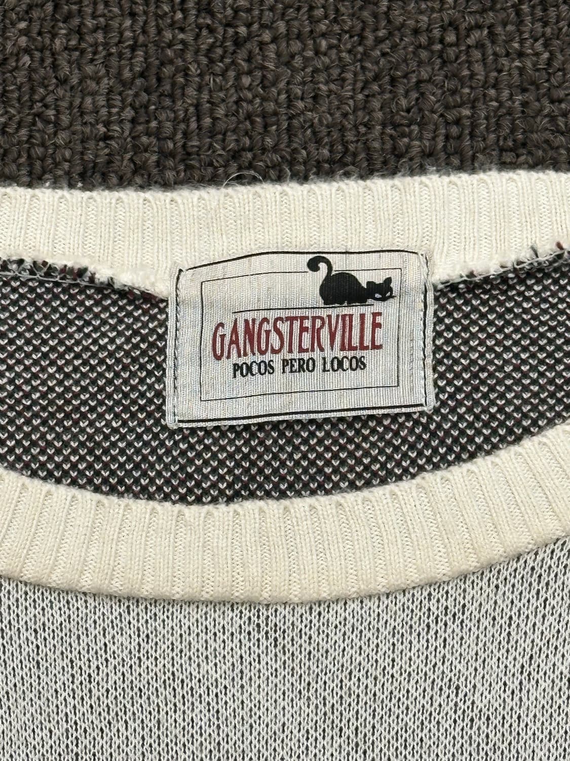 XL)Gangsterville vintage 패턴 니트 스웨터 상품이미지5