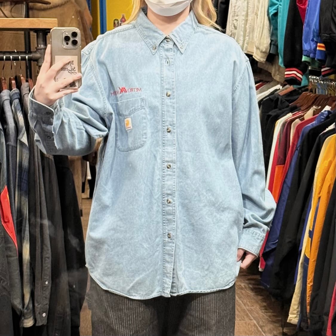 [HI] 칼하트 긴팔 데님셔츠  상품이미지1