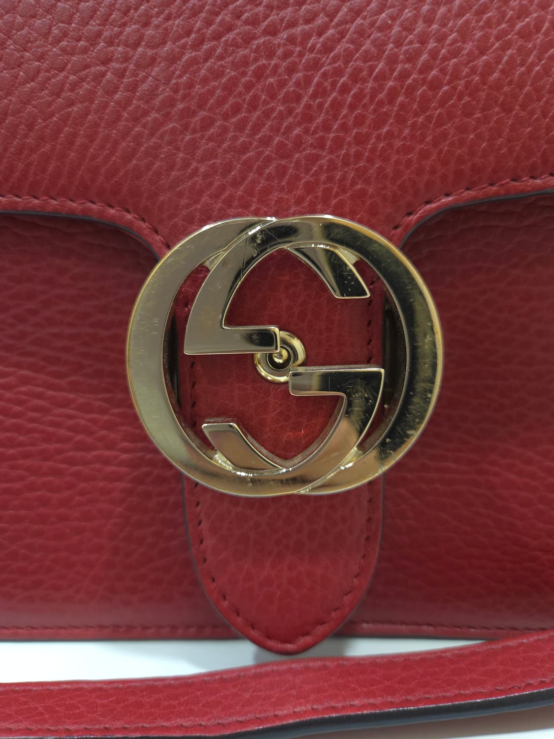 구찌 인터로킹 빨강 체인백 상품이미지2