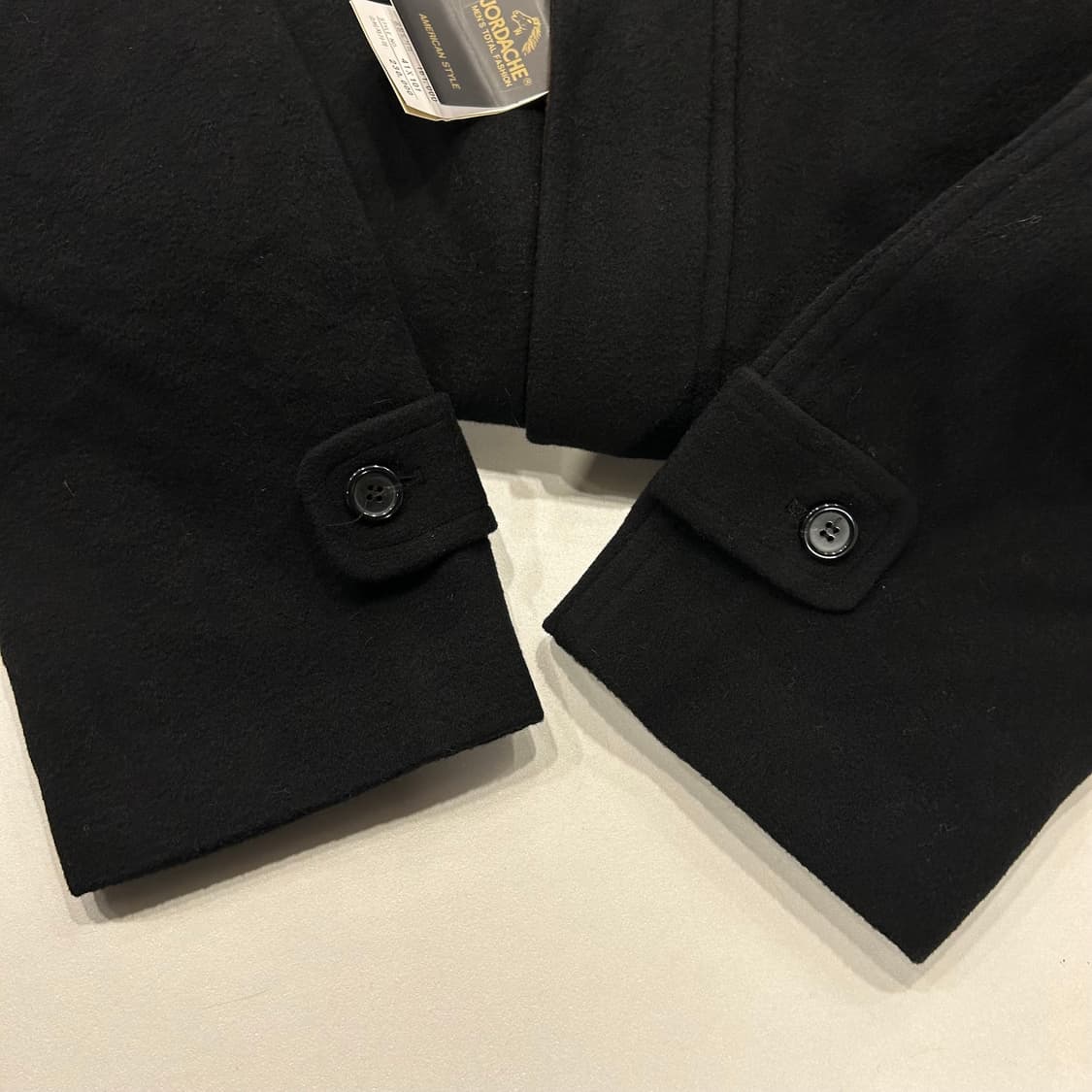 [L] 죠다쉬 JORDACHE 울 브라운 카라 블랙 자켓 상품이미지8