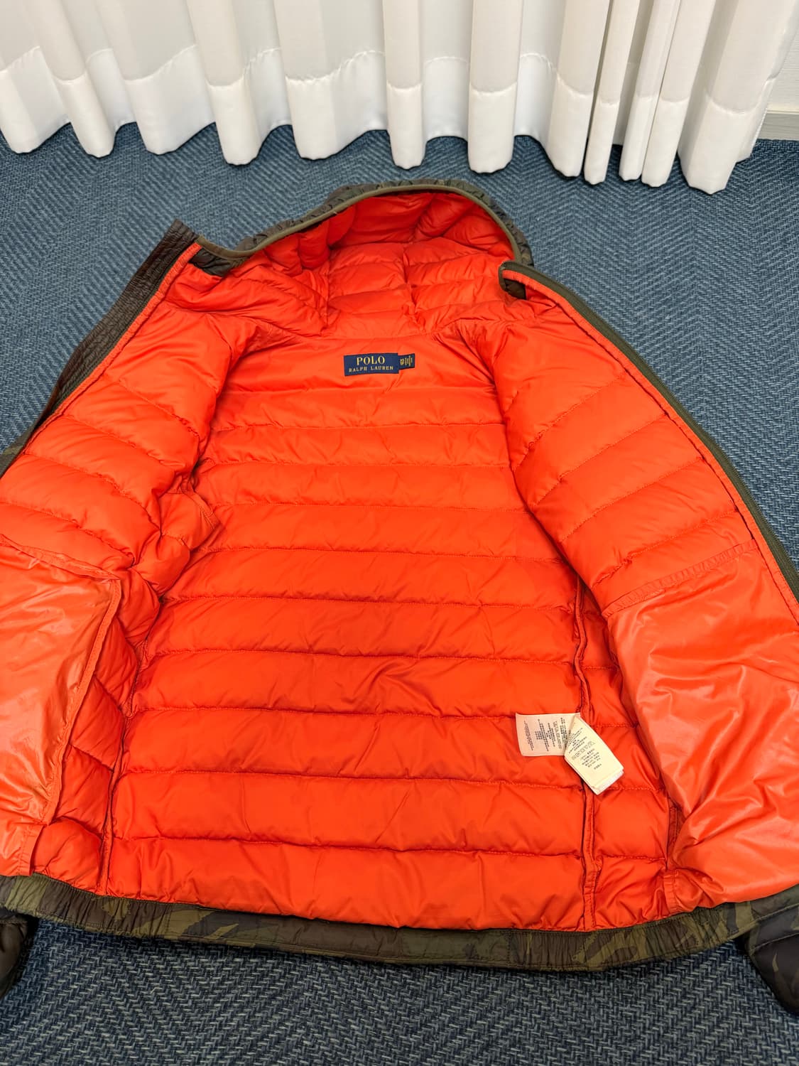폴로 랄프로렌 카모 경량패딩 패커블 점퍼 덕다운 경량 상품이미지3