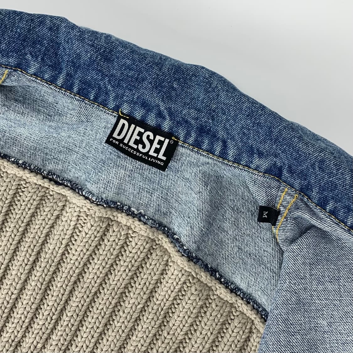 디젤 니트 데님 자켓 상품이미지5