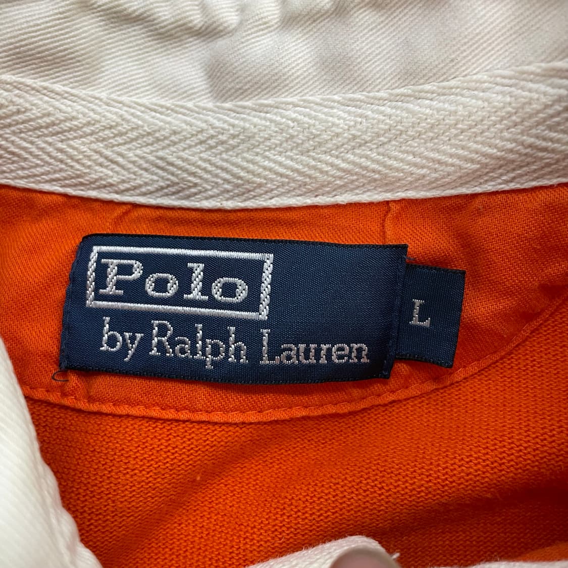 폴로 랄프로렌 골프 자수 럭비 티셔츠 오렌지 상품이미지5