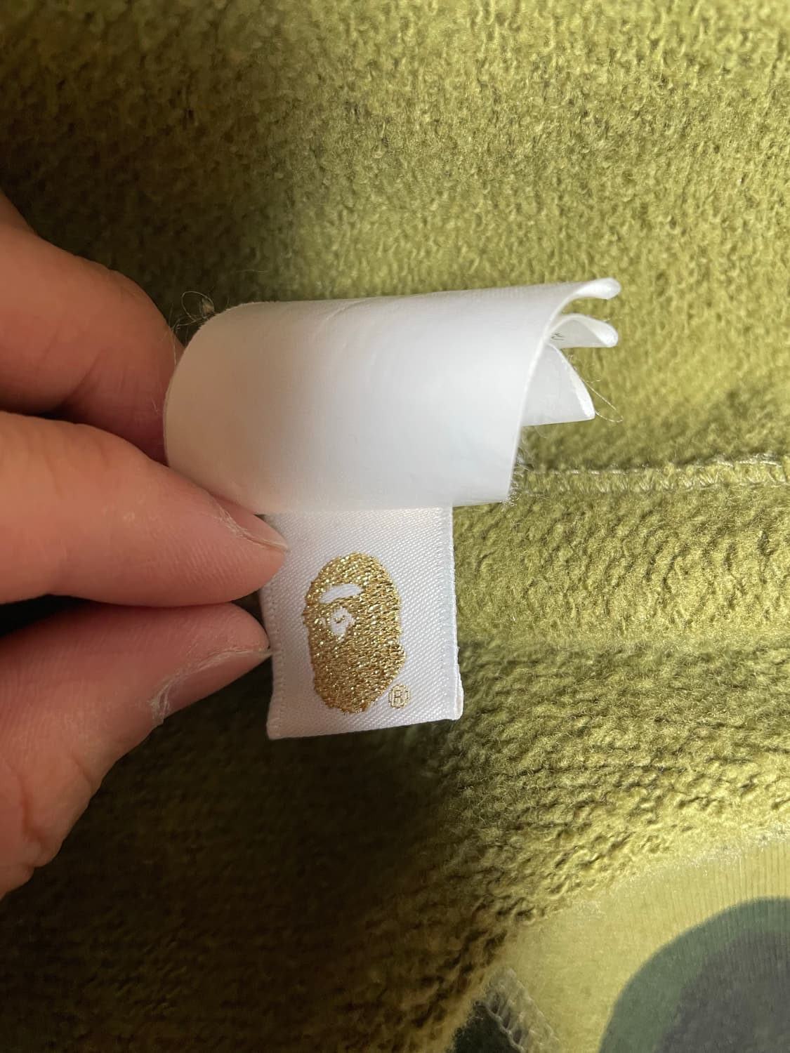 100% 정품 베이프 샤크 후드집업 녹계 XL 상품이미지8