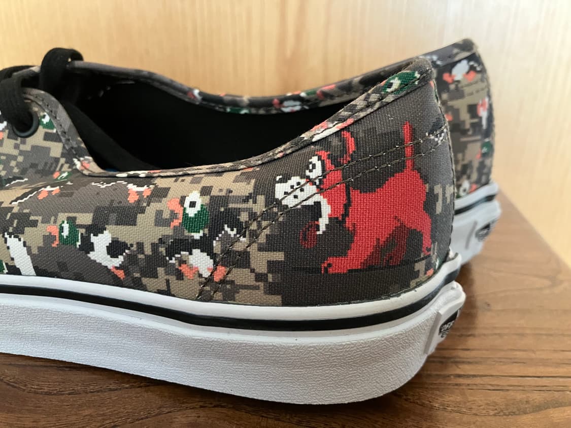 Vans 반스 x 80s 닌텐도 덕헌트 협업 어센틱 카모 290 스케이트 상품이미지5
