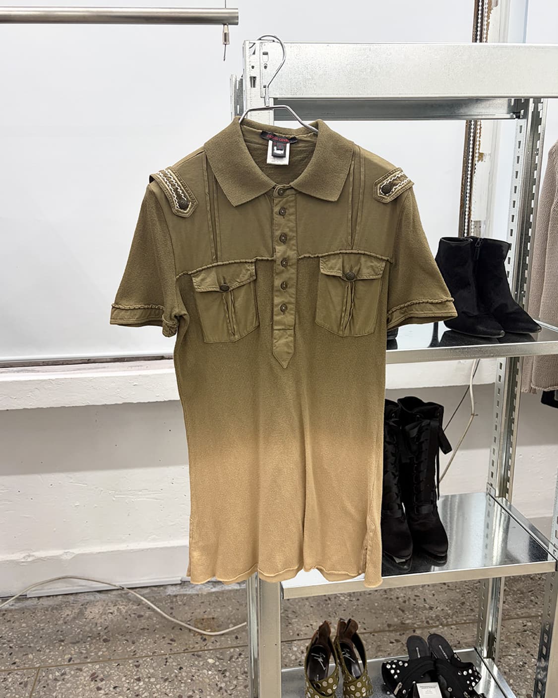 로베르토 카발리 2005S/S 에폴렛 칼라 티 상품이미지1