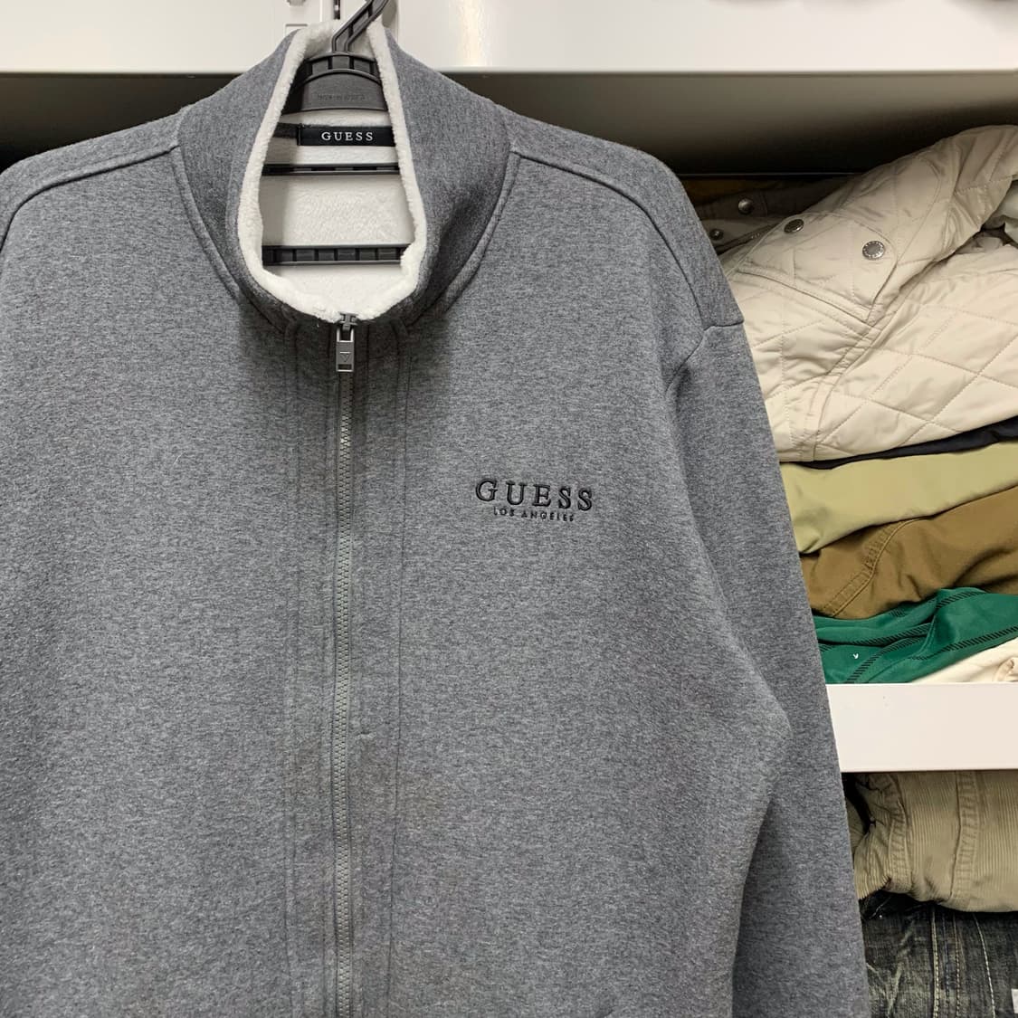 [XL] 게스 플리스 집업 상품이미지1