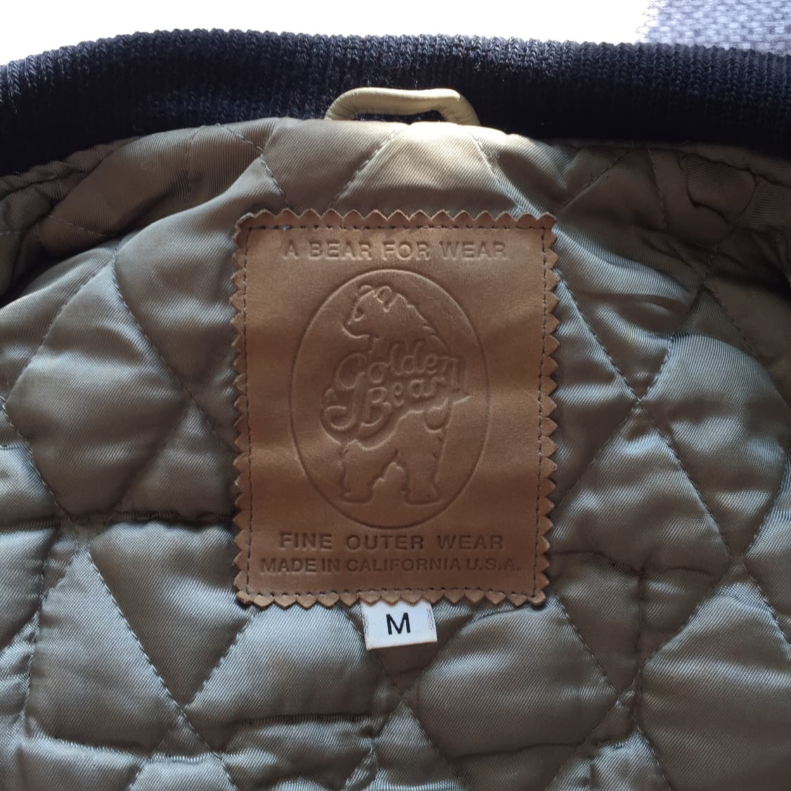 80s 빈티지 골든베어 바시티자켓 상품이미지3