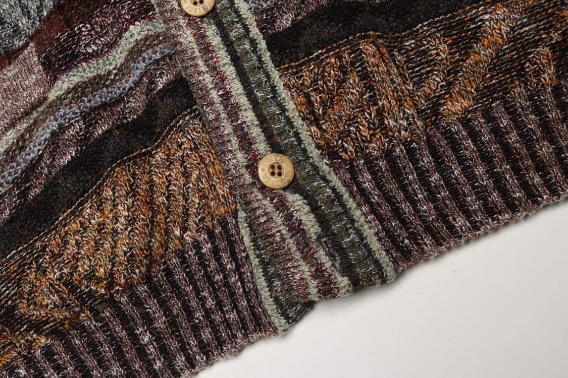 [XL] 90's 컬리지 마르카자니 울 니트 가디건 상품이미지2