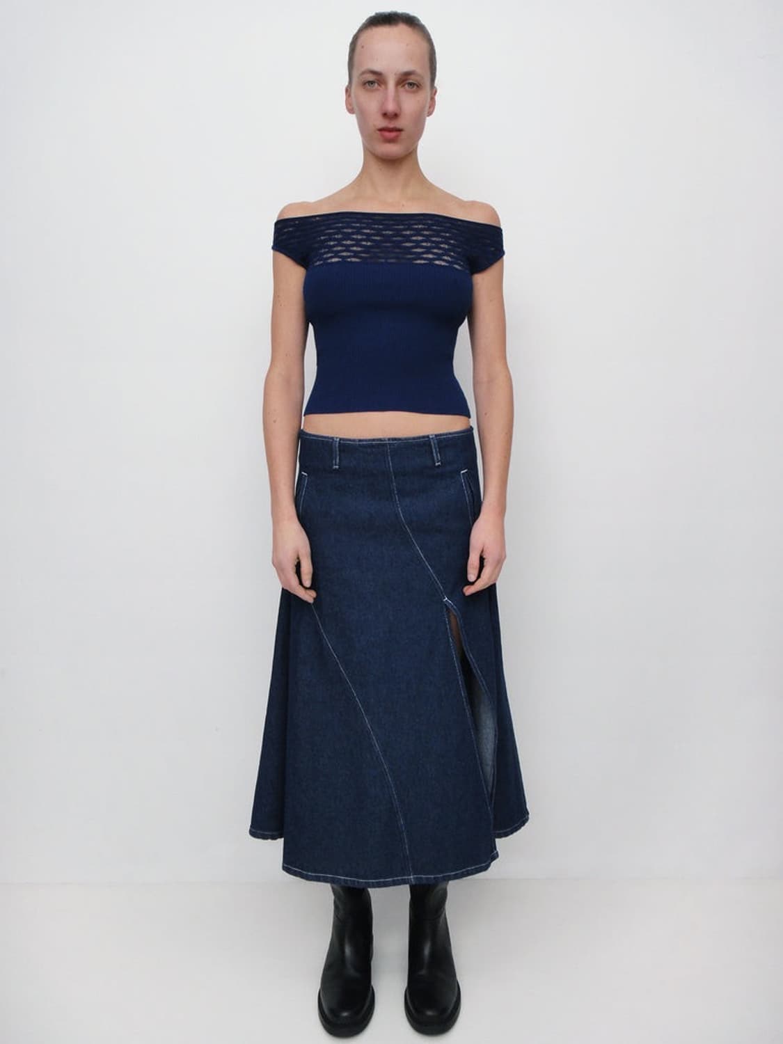 [S]기마구아스 Oahu 데님 스커트 상품이미지1