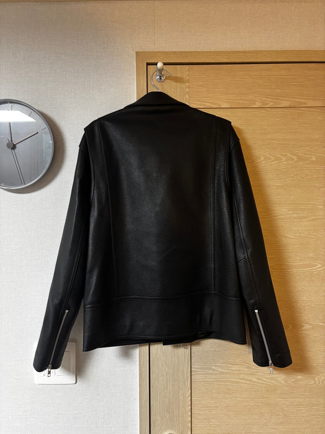 택포/S급) 도프제이슨 소가죽 레더 라이더 자켓 블랙 카우하이드 상품이미지2