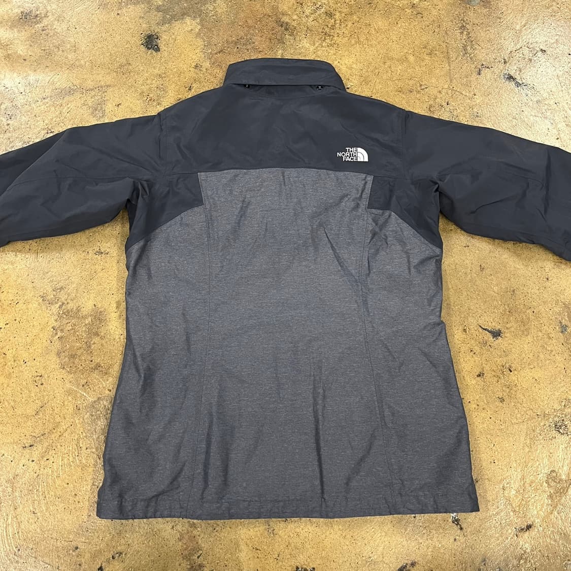 [정품/L] 노스페이스 블랙 회색 바람막이 자켓 b19 상품이미지4