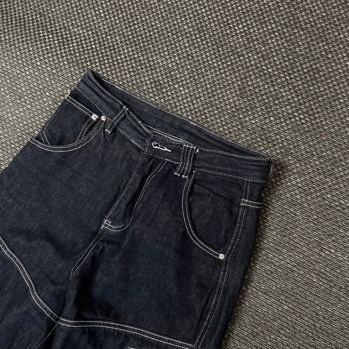 (31) 빈티지 생지 데님 스티치 팬츠 M 상품이미지3