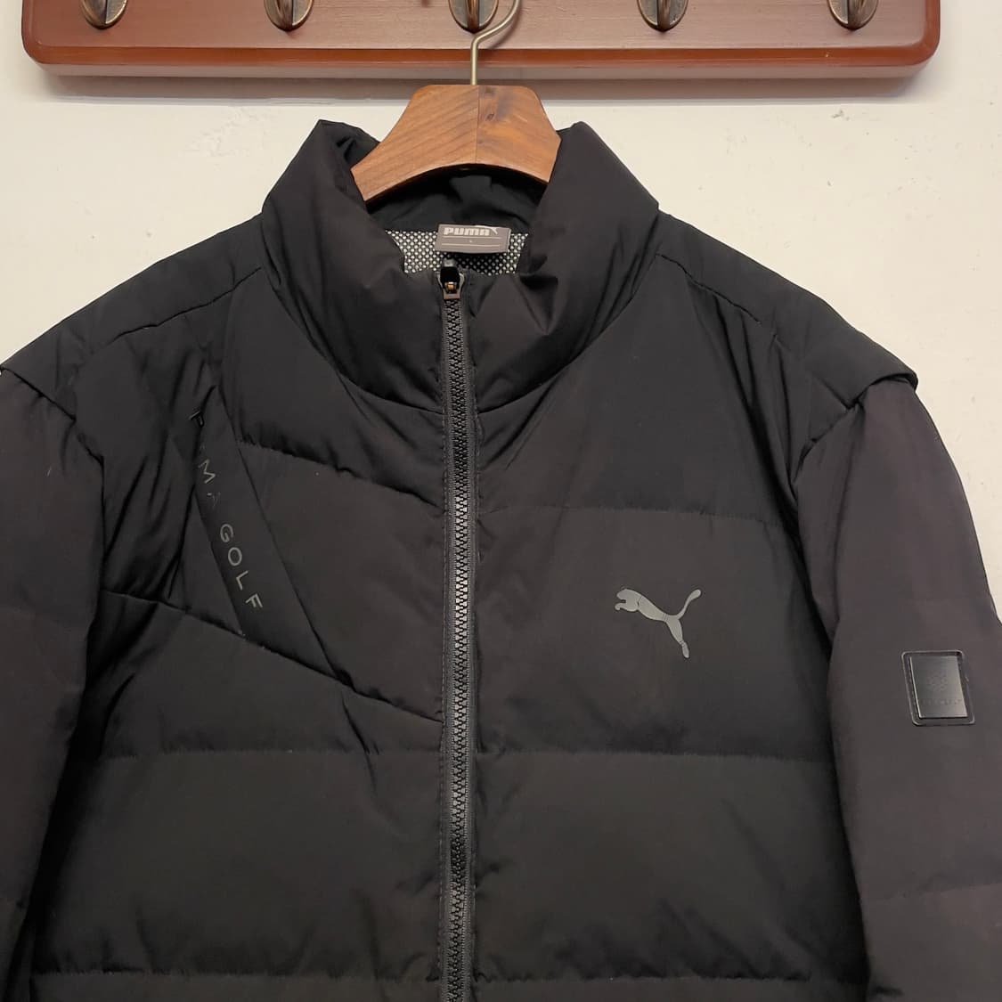 푸마 골프 블랙 덕 다운 패딩   상품이미지3