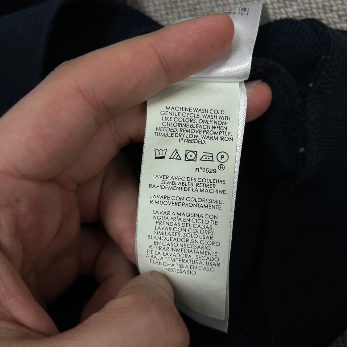 폴로 네이비 마티니베어 맨투맨(S) 상품이미지3