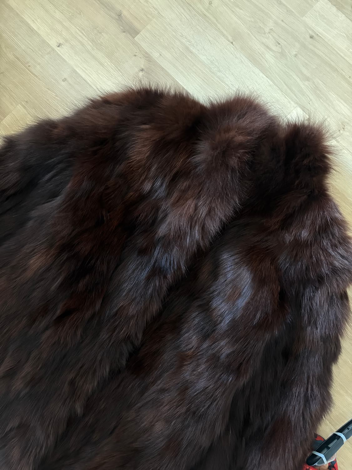 브라운 리얼 폭스자켓 상품이미지3