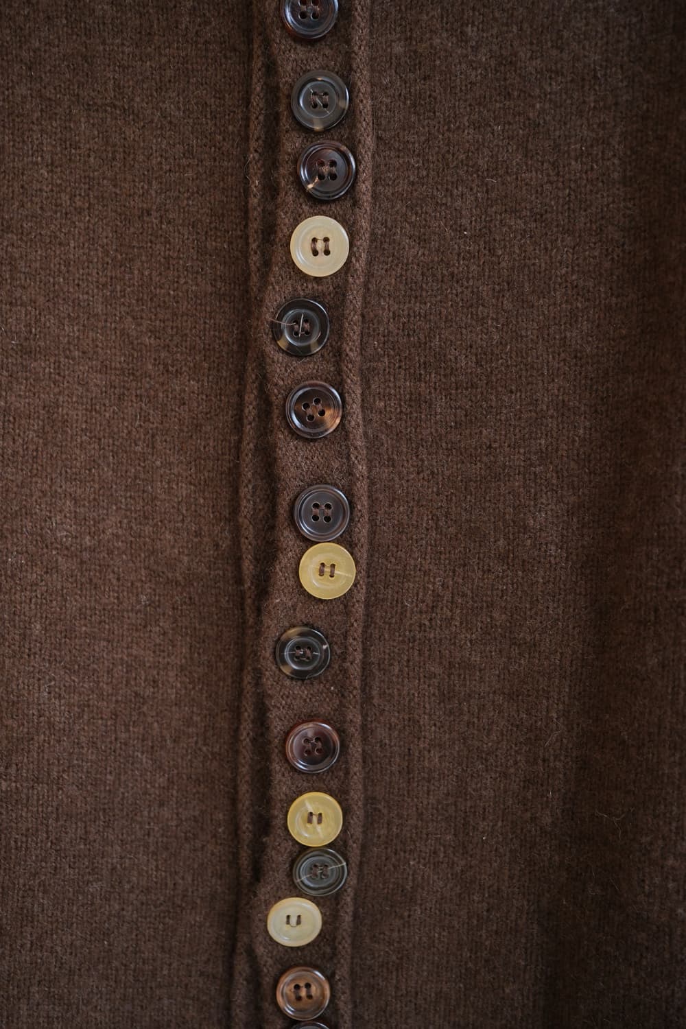 Multi-button turtle neck long cardigan 상품이미지7